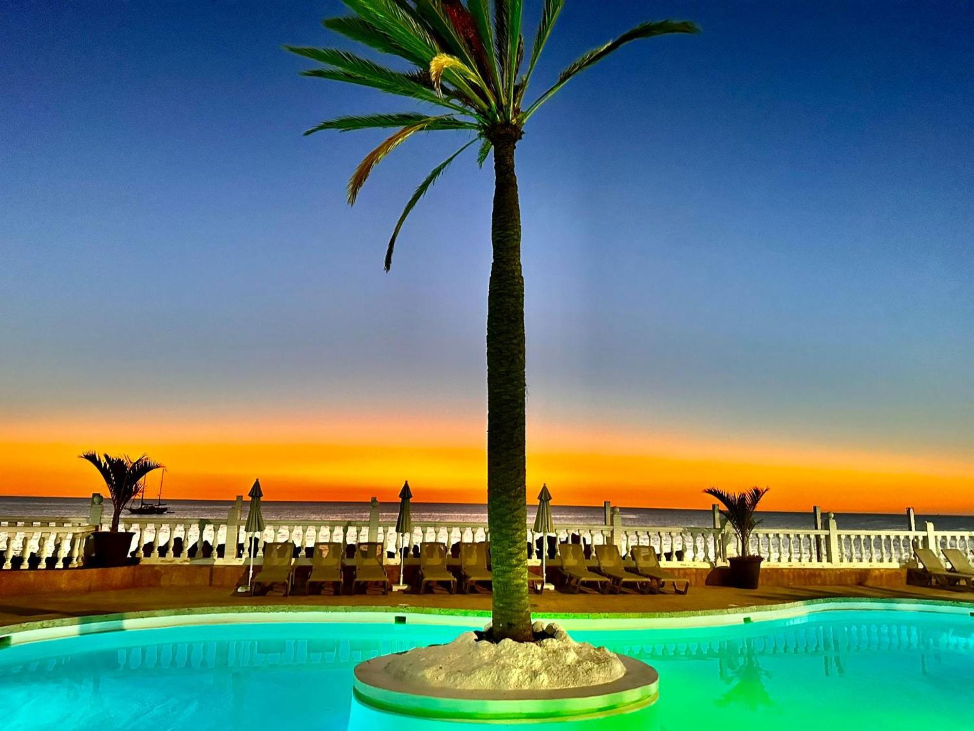 Sunset Ocean Beach Point Oceanvrent Arguineguin Bagian luar foto