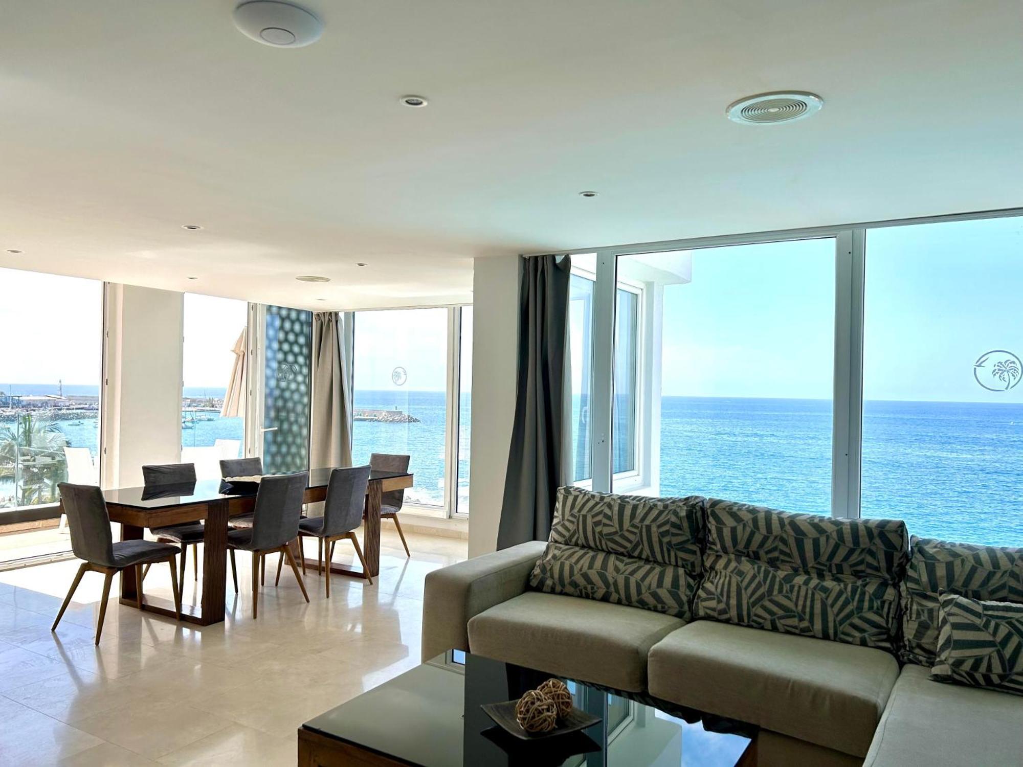 Sunset Ocean Beach Point Oceanvrent Arguineguin Bagian luar foto